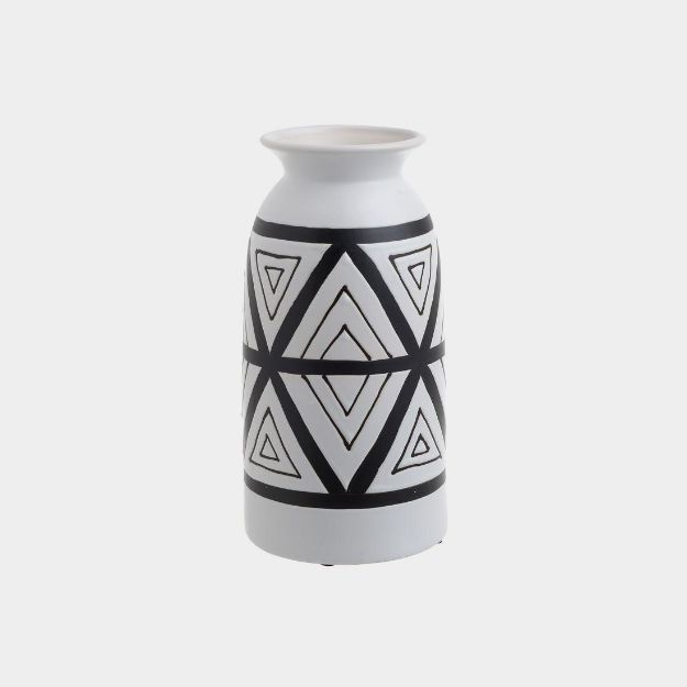 White Vase Cilinder resmi